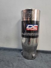 DC Sports EX-1011 Resonated High Performance Exhaust Tip - Polished Stainless St picture