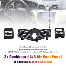 Dashboard A/C Air Vent Panel Grille for Maserati GranTurismo (M145) 2008-2019 # picture
