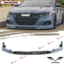 Yofer Sonic Grey Pearl Front Bumper Lip Splitter Spoiler For Honda Accord 21-22 picture