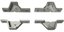 2 Pack Set of Cargo Trailer Two Point Door Cam Bar Action Keeper Top & Bottom picture