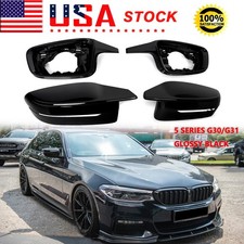 For 2017-23 BMW 5 Series G30 530i 540i Mirror Cover Caps Housing Frame M5 Style picture
