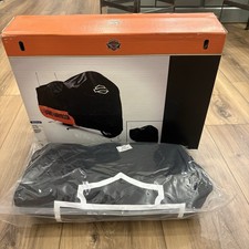 Harley-Davidson Premium Indoor/ Outddor Mororcycle Cover Orange/ Black New picture