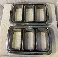 1970 mustang taillight tail light bezels pair left and right picture