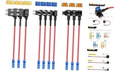 - 50040R 12V Car Add-a-Circuit Fuse Adapter with Standard and 3 Types-10 Packs picture
