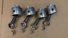 Johnson Evinrude 110 HP V4 Pistons .030 Over Rods Bearings 1986-1989 Set of 4 picture