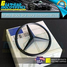 W218 Matte Black Star Trunk Emblem Mercedes-Benz AMG CLS 63 550 Rear Logo Badge picture
