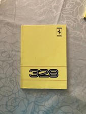 FERRARI 328 OWNERS MANUAL ORIGINAL OEM picture
