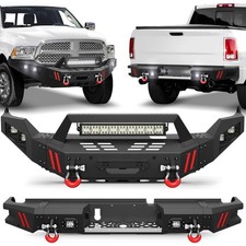 Off-Road Front / Rear Bumper For 2013-18 Dodge Ram 1500 (Exclude Rebel) w/ Light picture