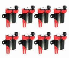 REV Ignition HIGH Performance Coil Set of 8 GM 10457730 Round Style 1999-2007 V8 picture
