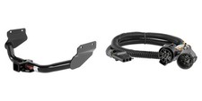 CURT Class 3 Trailer Hitch And 4-Way Flat Wiring Harness Fits USCAR 13182-55384 picture