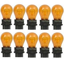 Sylvania 4157NA 3157A 3157NA 28/7W Ten Bulbs Front Turn Signal Replacement Fit picture