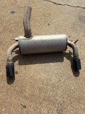 12-18 BMW F30 3 Series OEM Rear Exhaust Muffler Dual Tips Assembly picture