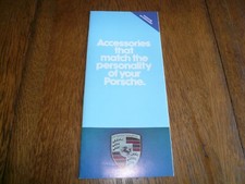 1981 Porsche Accessories Sales Brochure - Vintage  picture