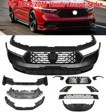 Fits 2023-2025 Honda Accord Sedan Front Bumper Cover Set Without Sensor Holes picture