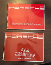 1987 1988 Porsche 944 Turbo Owners Drivers Manual Original Factory OEM 88 picture