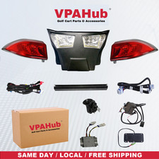 VPAHub Club Car Tempo Iron Man LED Street Legal High Low Beam Light Kit 12-48V picture