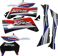 D'COR VISUALS Red White Blue Graphics Kit 2020-2023 Kawasaki Teryx KRX 1000 picture