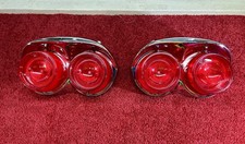 1958 PONTIAC TAILLIGHT ASSEMBLIES ( OEM USED SET ) A+ A+ A+ picture