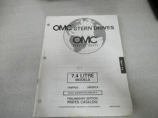 PM169 1997 OMC Stern Drives 7.4 Litre Models Prelim Edition Parts Catalog 988226 picture