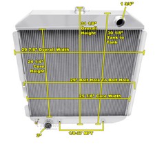 Alliant Champion 3 Row All Aluminum Radiator for 1978 1979 Ford Bronco V8 Engine picture