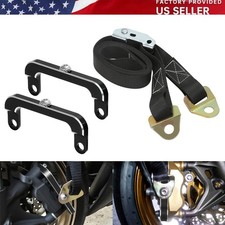 For GSX-R1000 GSXR1000R/RZ/X Front Lowering Strap Brackets Drag/Roll Racing picture