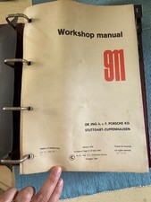Original 1965 Porsche 911 Factory Workshop Manuals Vol. I & II – 2 Volume Set –  picture