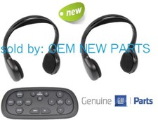 2015-2020 GMC Yukon / Yukon XL DVD Entertainment TWO Headphones Set + Remote picture