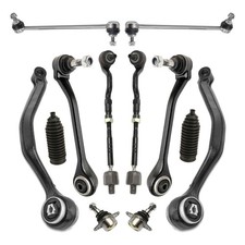 12pcs Front Control Arm Tie Rod Assembly Sway Bar Link Kits for 2004-2007 BMW X3 picture