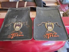 Vintage 1992 Taz Truck Mud Guards Flaps Tasmanian Devil 10 X 14 PlastiColor picture