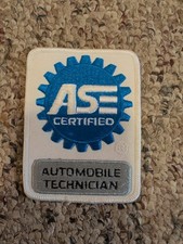 Genuine New Professional ASE Certified  Technician Embroidered Patch picture
