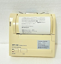 NSR NPT-100 THERMAL PRINTER DPU-414 MARINE NAVTEX WITH ADAPTER picture