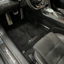 Floor Mats For Lamborghini Gallardo Black Tailored Carpets With Peformante Logo picture