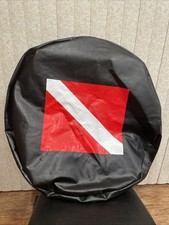 Spare Tire Cover - Dive Flag Design - Heavy Duty - Jeep Or RV picture