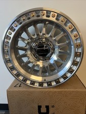 (4) 18X9 KMC KM552 IMS SILVER MACHINED(6X139.7 +0MM)SILVERADO TACOMA  TUNDRA TRD picture