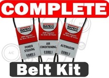 For Honda Civic 1996-2000 NEW A/C-Power Steering-Alternator Drive Belt Kit Set picture