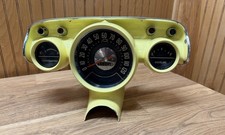 Vintage 1957 Chevrolet 210 Dash Cluster W/ Gauges Canary Yellow 1584733 NICE picture