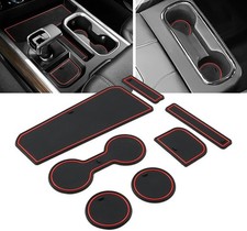 Auovo Center Console Mats for Chevrolet Silverado 1500 Backet Seat Sierra 1500 picture