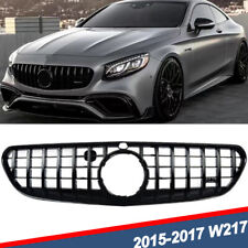 AMG S63s Style GT Grille Gloss Black For Benz C217 W217 S500 S550 Coupe 2014-17 picture