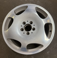 #65236 01-02 MERCEDES CL-CLASS OE USED WHEEL 17X7.5 A2204011202 POLISHED picture