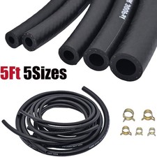 5PCS 5Ft Fuel Line Hose Gas Lines Rubber NBR Push on Hose For Honda Accessories picture