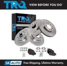 TRQ Brake Pad & Rotor Kit Ceramic Fits 2006-2015 Mazda MX-5 Miata picture