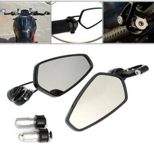Imitate CRG Bar End Mirrors Black Custom For Ducati Honda Yamaha Suzuki Kawasaki picture