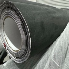 Self Adhesive Black Faux Suede Fabric Car Headliner Door Panel Dashboard Interio picture