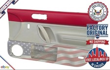OEM 98-10 VW BEETLE DOOR PANEL CONVERTIBLE PASSENGER SIDE - TAN/RED VINYL NAKED✅ picture