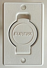 Beam Eureka Central Vacuum Inlet Valve - White, Standard Plate RV Camper picture