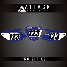 Attack Graphics Pro Series Number Plate Backgrounds For Yamaha TTR 110E 2022 picture