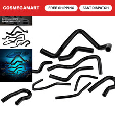 9PCS Silicone Radiator Hose Kit - Coolant Upper & Lower Hoses for Engine Cooling picture