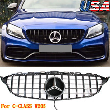 GTR Grill w/Star Front Upper Grille For 2015-18 Mercedes Benz C-CLASS W205 C300 picture