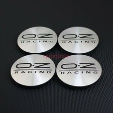 4pcs 62 mm for OZ Racing M595 Silver Black Alloy Wheel Center Rim Caps Hub Caps picture