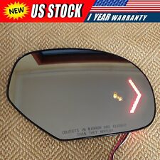 For Cadillac Chevy GMC Mirror Glass Signal Blind Spot Detection Passenger Right picture